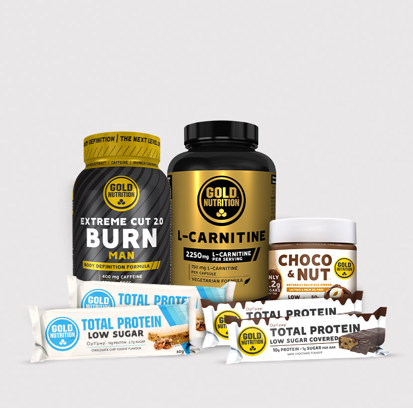 Kit de emagrecimento para homens da Fast Bundle, contendo produtos para auxílio na perda de peso masculino.