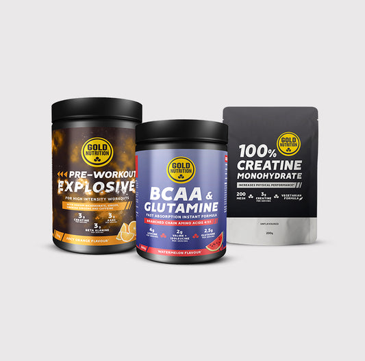 BCAA & Glutamine Powder + Pre-Workout Explosive